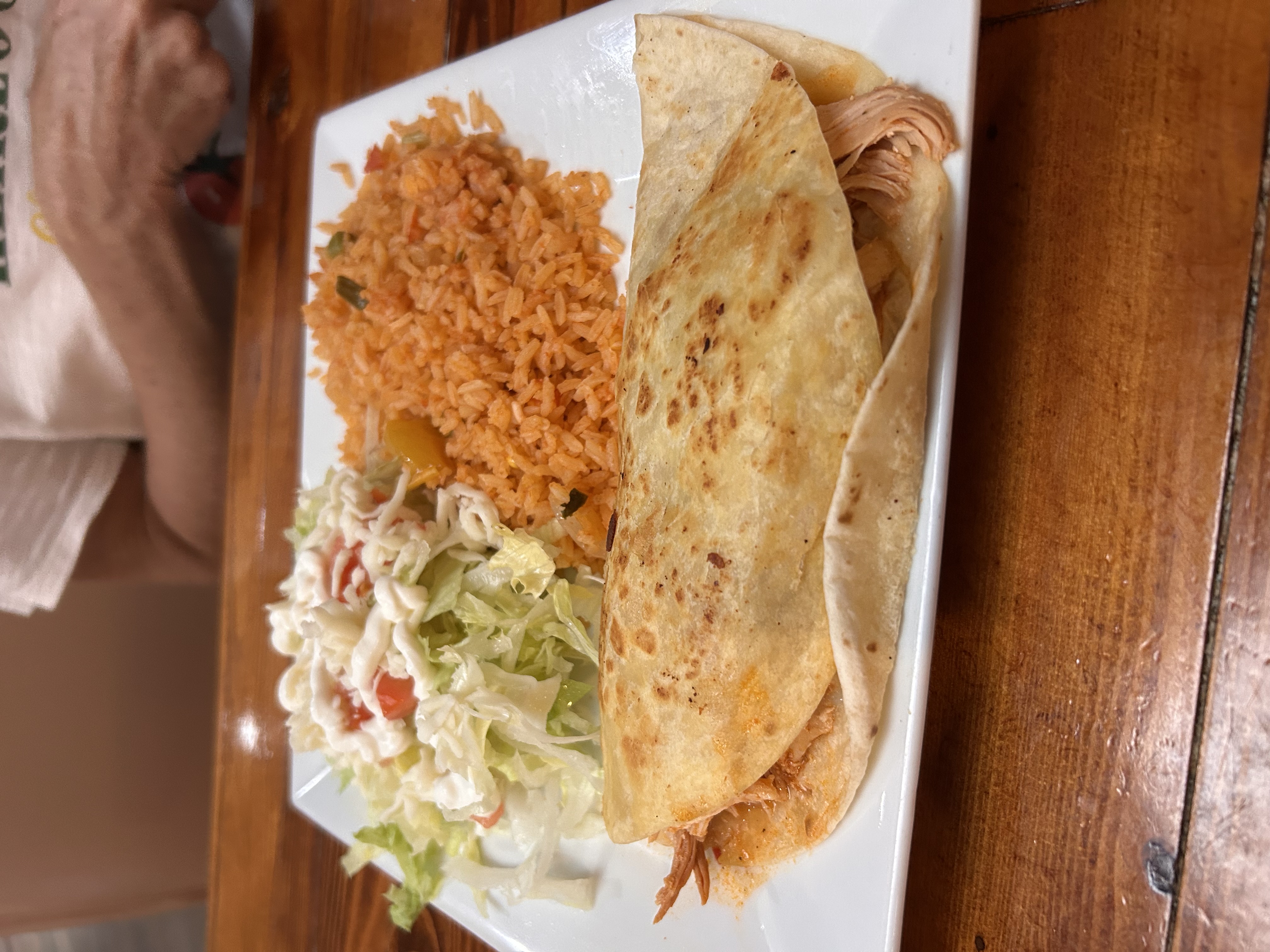 Mexican Quesadilla at Carlito’s Mexican Bar & Grill