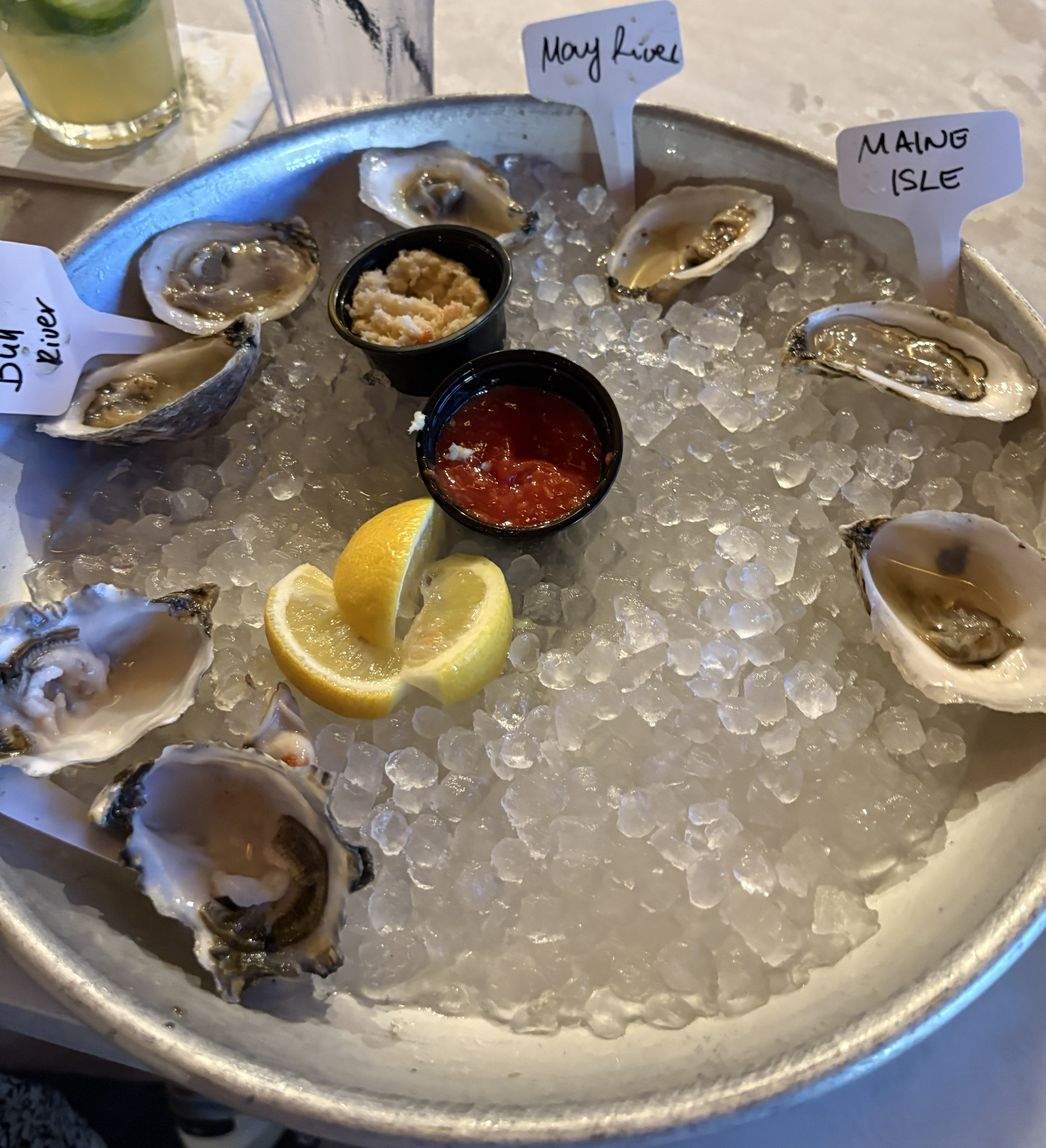 Oysters at The Old Oyster Factory