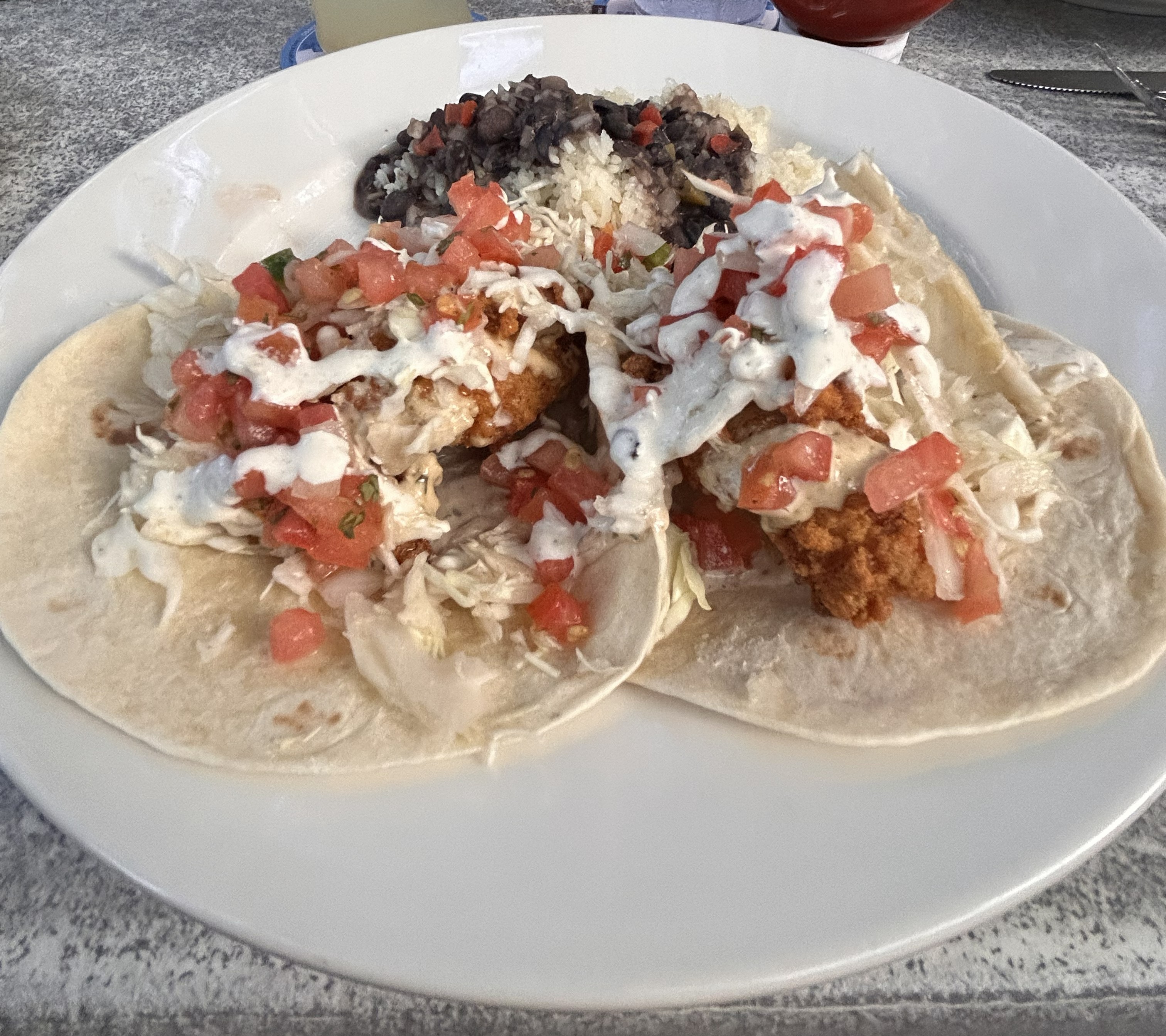Lobster Tacos at The Black Marlin Bayside Grill