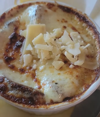 French Onion Soup at Stu's Surfside Subs & Suds