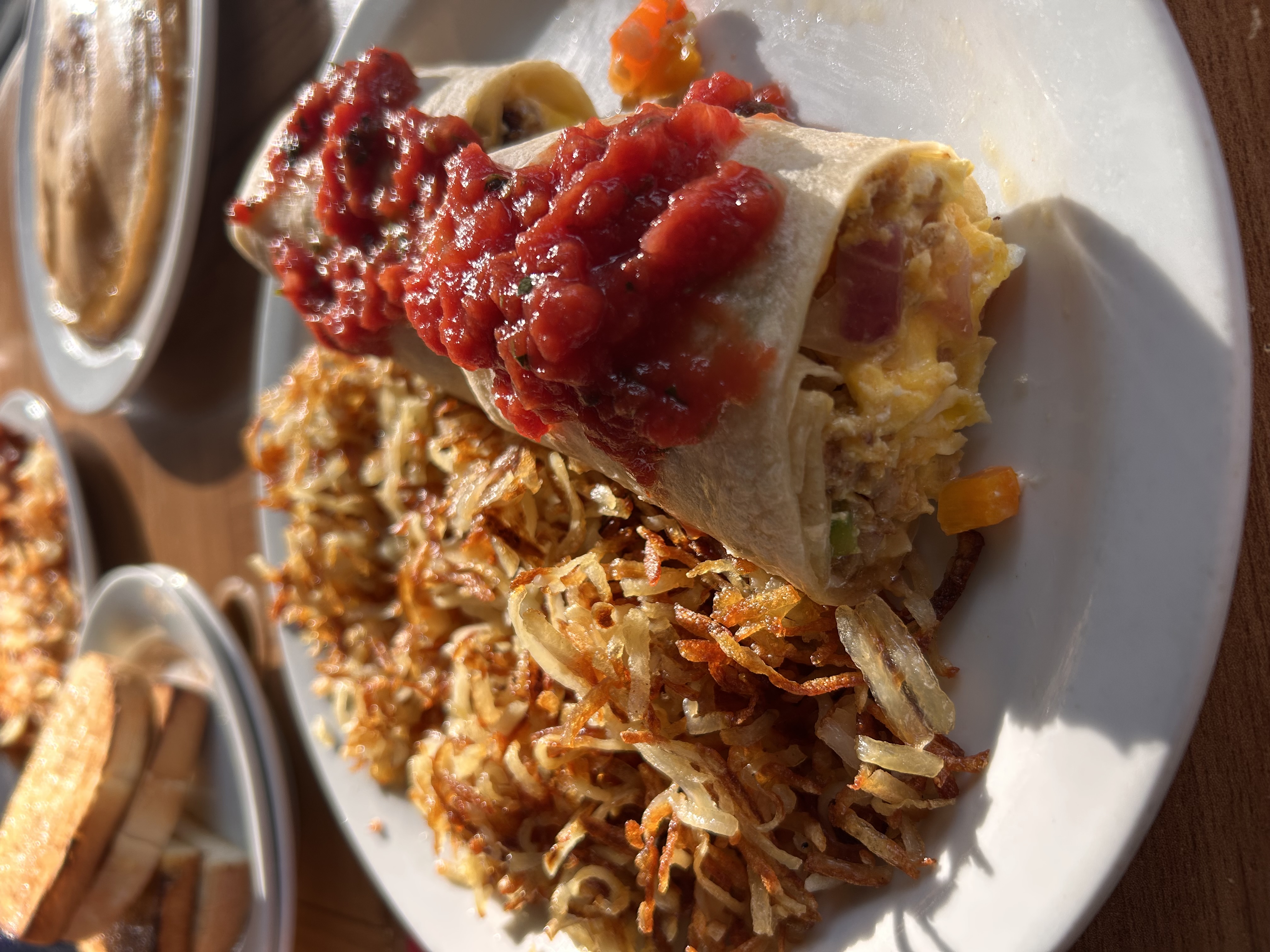 Breakfast Burrito at Palmetto Bay Sunrise Cafe