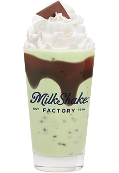Mint Cookies & Cream Milkshake at The Milkshake Factory
