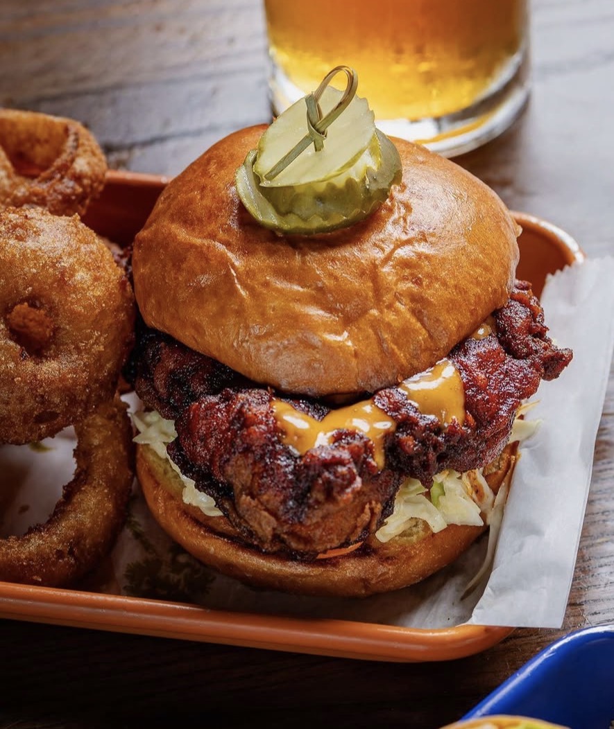 Nashville Hot Chicken Sandwich at Local Legend Brewing Company