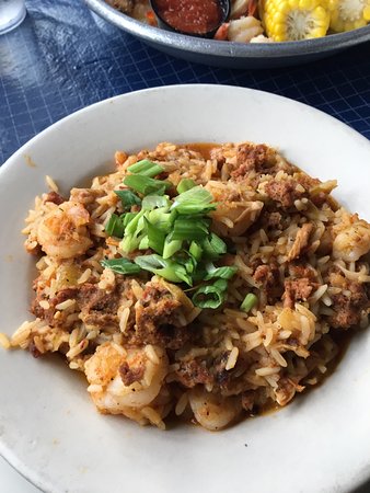 New Orleans Jambalaya at Skull Creek Boathouse