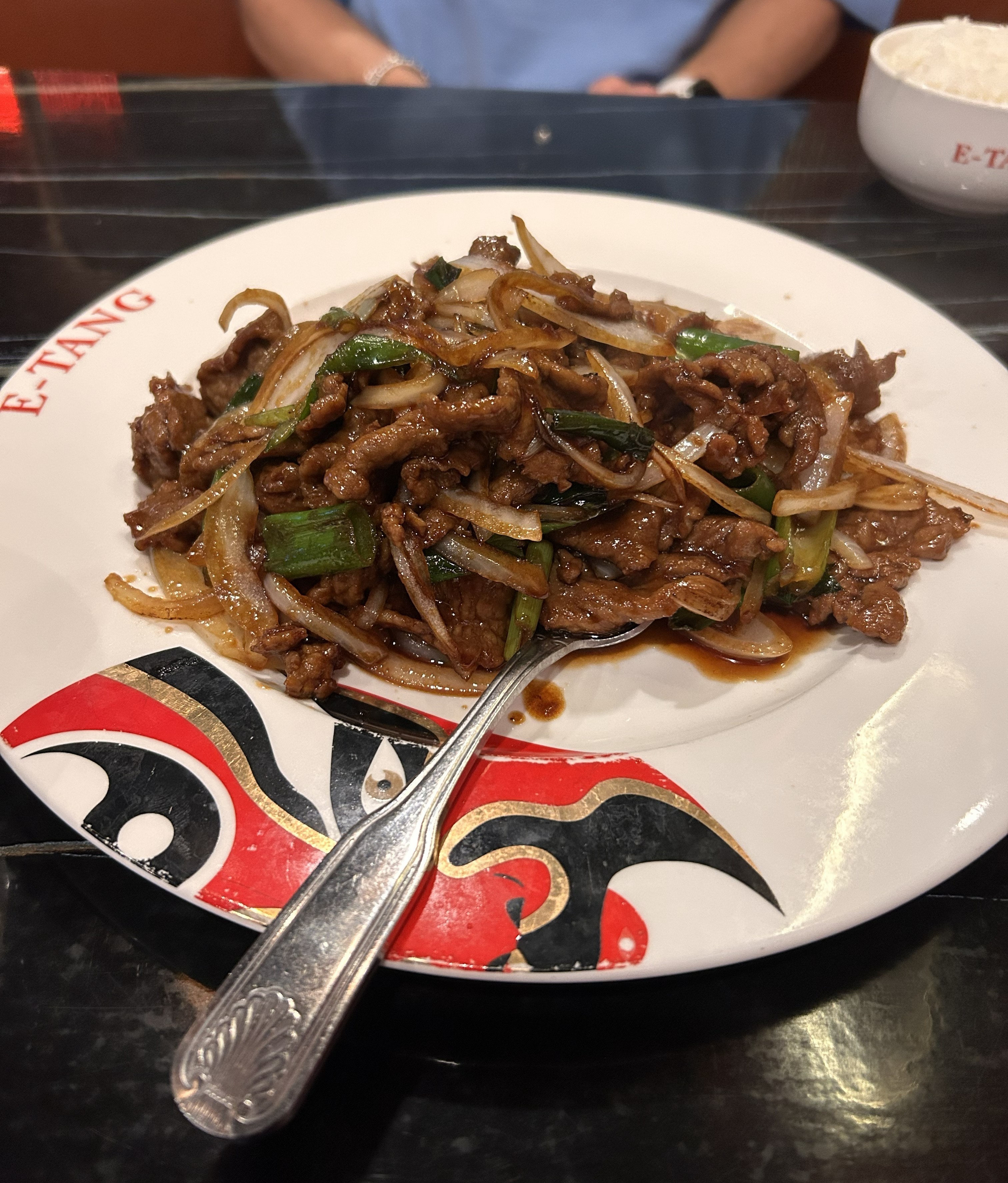 Mongolian Beef at E-Tang Asian Bistro
