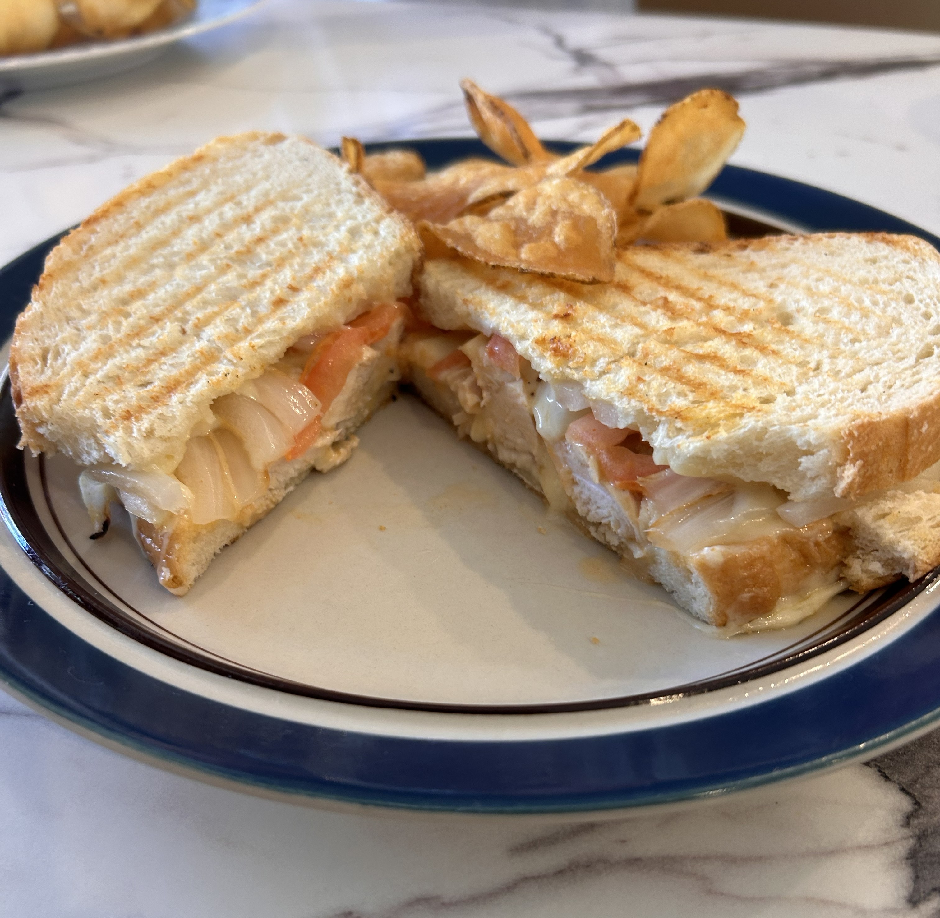 Santa Fe Chicken Panini at Gr8 Bites