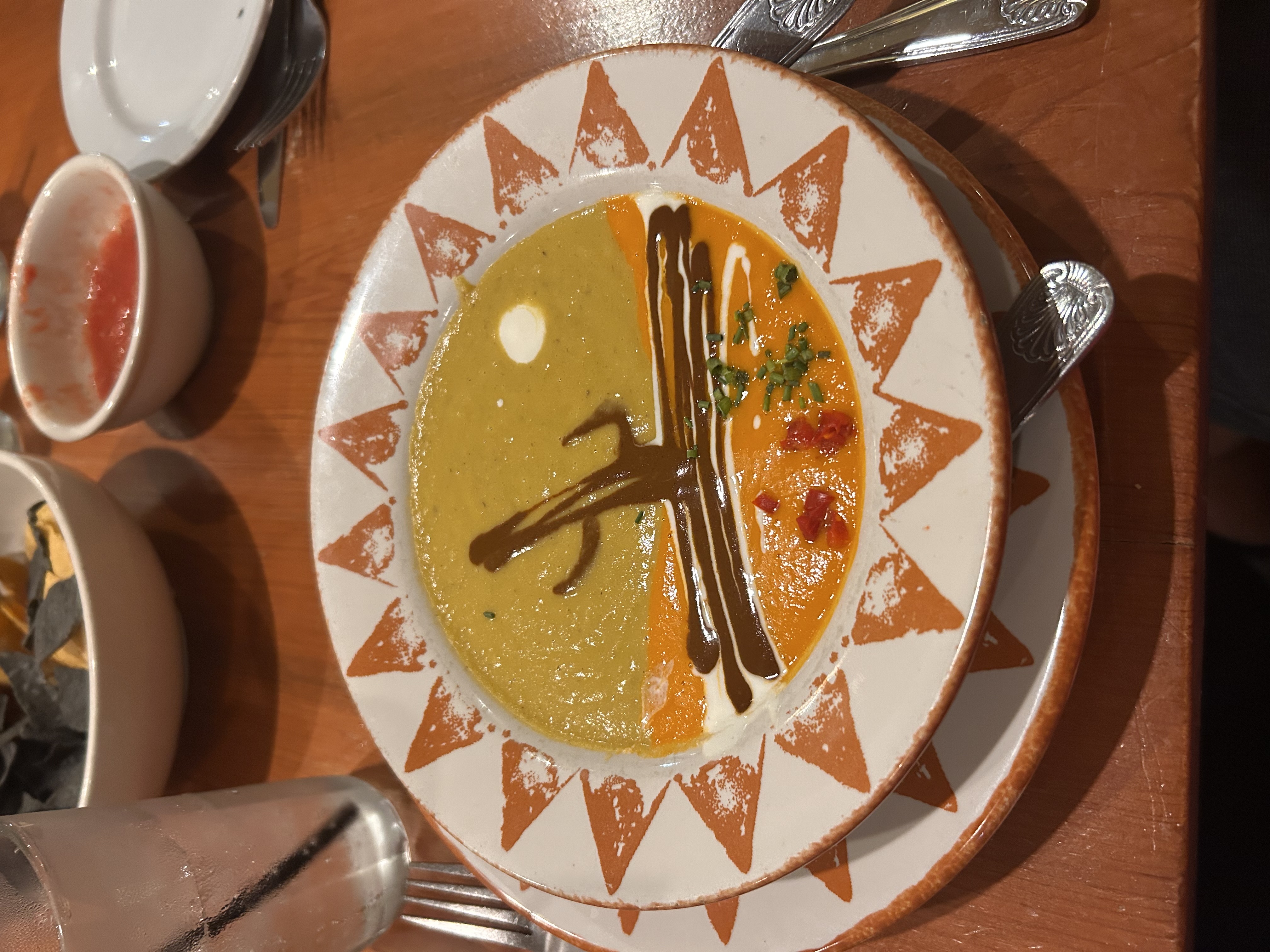 Painted Desert Soup at Santa Fe Cafe