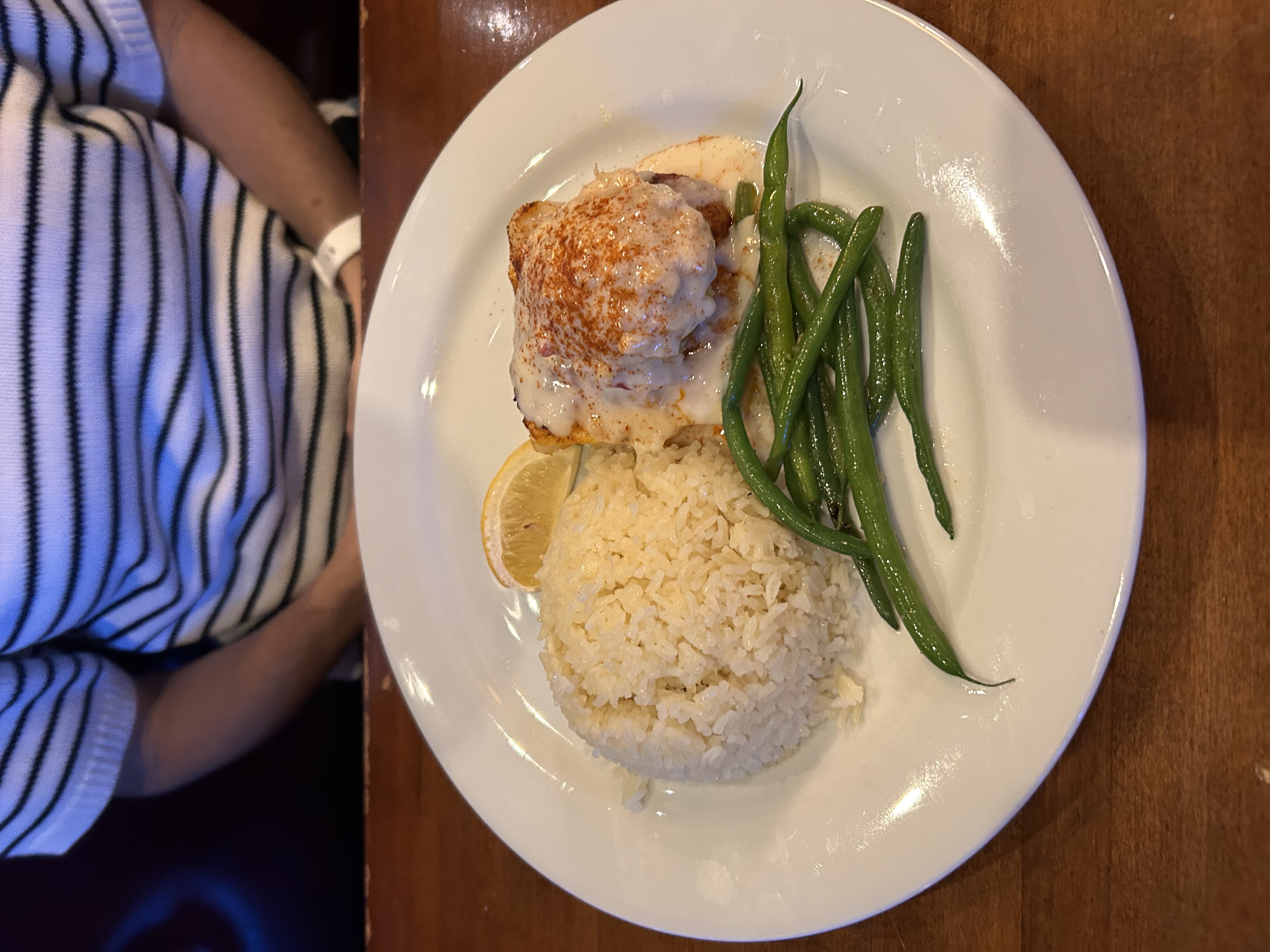 Cod Savannah at Frankie Bones Restaurant & Lounge