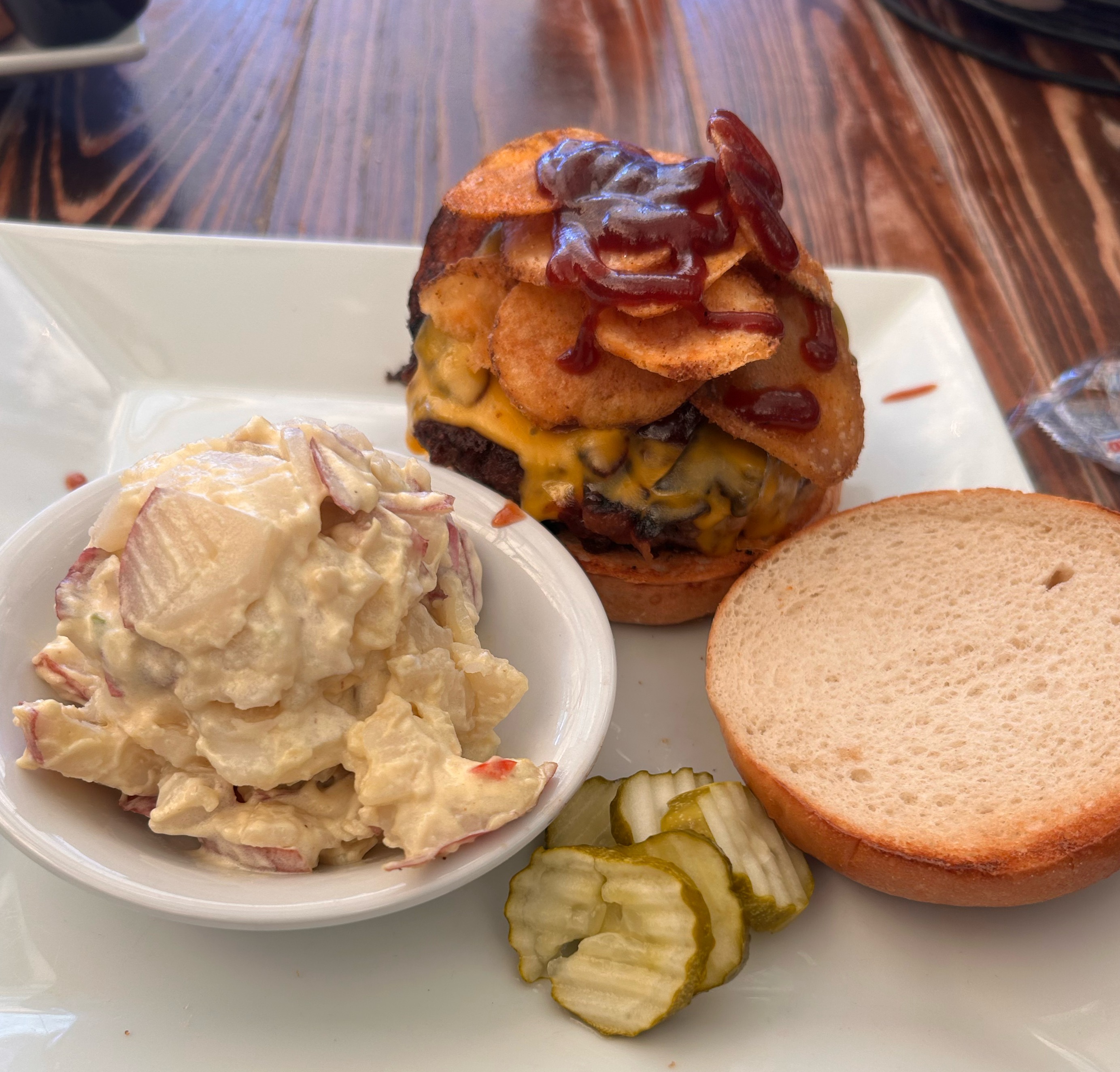 BBQ Burger at Captain Woody’s